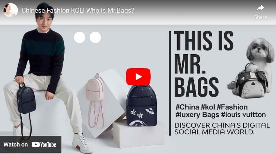 Chinese Fashion Kol Who Is Mr.bags
