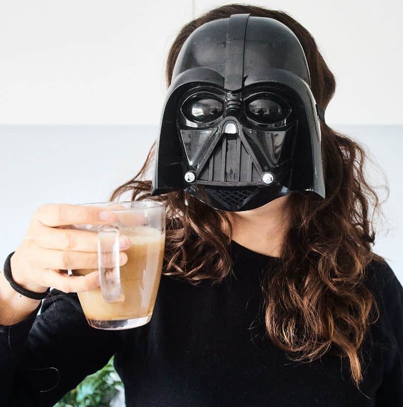 Love Star Wars Neta Brint With A Star War Mask