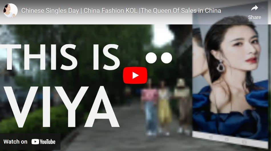 Viya The Queen Of Sales In China